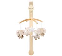 Nattou Mobile musical Ernest, Flo et Oli – Boîte à musique renard & éléphant Flo Beige