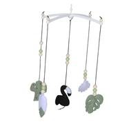 Mobile Musical Feutre pour Garçon Fille Décoration de Crèche avec Animaux Accessoire pour Garçon Fille