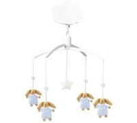 Mobile musical lapin nid d'ange bleu trousselier