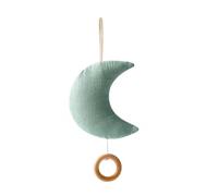 Mobile Musical Lit Bébé, Mobile pour Bébé en Feutre Lit Bébé Mobile Cloche de Lit Suspendue Mobile Bebe Bois Carillons Éoliens Mobiles Décoration de Chambre de Bébé pour Garçons Et Filles