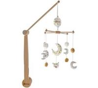 Mobile musical lune pour bébé Naturel 60 40 cm G