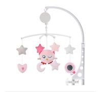 Mobile Musical Pour Bébé Garçon - Joue La Mélodie - Rose Hibou Rose