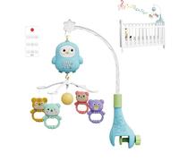 Mobile musical pour berceau de bébé | Support de bras pour sonnette de lit - Hochet portable pour berceau pour chambre d'enfant, parc de chevet pour filles et garçons