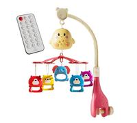Mobile Musical Pour Berceau | Mobile Bébé avec Télécommande - Jouet Rotatif Portable pour Décoration Jeu Sommeil Poussette Moïse Lit 0-18 Mois Garçons Filles