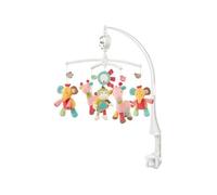 Fehn Mobile Musical Safari - Jouet musical pour aider bébé à s'endormir avec animaux Mignons - Boîte à musique mélodie "Berceuse de Brahms" - lit bébé Accessoires Jouets pour bébés de 0 à 5 mois