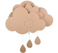 Mobile nuage pour bébé et boîte à musique - 39 x 50 cm - Graine Créative Beige