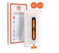 Mobile Origin Orange Screen Guard iPhone 15 Pro Max/15 Plus 2pcs avec applicateur