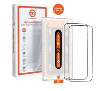 Mobile Origin Orange Screen Guard iPhone 15 Pro Max 2pcs avec applicateur