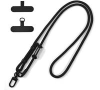 Mobile Phone Cord,Adjustable Phone Neck Strap For Keys,All Smartphones (Black)