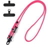 Mobile Phone Cord,Adjustable Phone Neck Strap For Keys,All Smartphones (Pink 1)