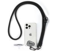 Mobile Phone Cords 1,Phone Cord Patch 2,Universal Adjustable Phone Strap,Crossbody Phone Cords,Neck Strap For Phone (Black)