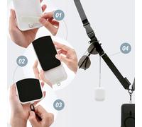 Mobile Phone CordUniversal Lanyard 25 Mm For Mobile Phone2 X Patches Compatible With Iphone/Samsung/Huawei & Other SmartphonesWide Use,Unisex.[I728]