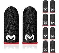 Mobile Phone Game Sleeve Finger, [10 Pack] Anti-Sweat Breathable Finger Sleeves Touch Screen Shooting And Aiming Sensitive ¿ Finger Sleeves For Knives Out/Pubg For Android And Ios