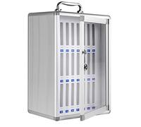 Mobile Phone Locker Cabinet - 60 Position Wall-Mounted Storage Safe for Phones Secure Cell Phone Deposit Box Ideal for Offices Schools and Events,Holds24phones