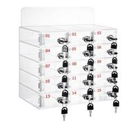 Mobile Phone Locker Cabinet with Door Locks & Keys Wall-Mounted Storage for Phones 20-Grid nizer for Office Classroom & Public Spaces