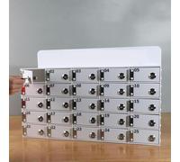 Mobile Phone Wall Nizer Armoire de rangement 30 portes pour téléphones portables Idéal pour les salles de classe, les bureaux et les usines Gardez vos appareils propres et bien rangés