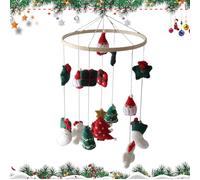 Mobile pour bébé, décoration de Noël, jouet mobile pour berceau, jouet de chambre d'enfant, ornement doux à suspendre pour nourrissons pour la maison, les voyages, le camping, la chambre