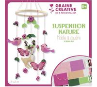 Mobile pour bébé en feutrine à customiser La nature