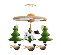 Mobile pour bébé pour berceau, chasse au faisan, berceau de bébé pour garçons et filles, fait à la main, décoration de chambre d'enfant, décoration de chasse à faisan, cadeau de nouveau-né