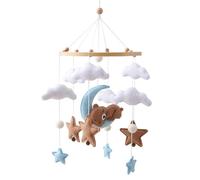 Mobile pour berceau de bébé, mobile en feutre mignon nuage, lune, étoile, ours, pour berceau, chambre d'enfant, décoration de chambre d'enfant