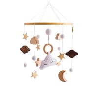 Mobile Pour Berceau De Bébé, Pendentif Pour Berceau En Bois, Carillon Éolien Mobile, Pendentif Pour Décoration De Chambre D'enfant, Installation Sans Effort, Sûr Et Fiable 44 X 23 Cm/17,32 X 9,06 Pouc