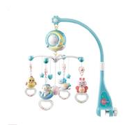 Mobile Pour Berceau - Jouet Musical Pour Bébé, Décoration De Lit Pour Bébé, Boîte À Musique De Projection, Télécommande, Hochet De Dentition Rotatif | Tentures De Dessin Animé, 150 Mélodies, Aide Au S