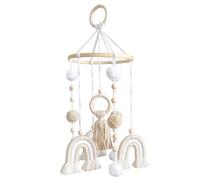 Mobile pour berceau, mobile pour bébé de 7, 9 x 19, 3 pouces pour berceau, décor de chambre d'enfant arc-en-ciel Boho, bébé suspendu pour chambre d'enfant..