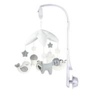 Mobile pour chambre d'enfant - Cloche de lit rotative - Jouet mélodie - Décoration à suspendre - Décoration de lit de bébé - Double usage - Jouet apaisant - Boîte à musique - Décoration de chambre