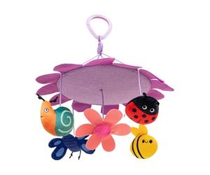 Mobile pour - Jouet doux en peluche de développement sensoriel | Décoration à clochettes pour meubles d' , idéal pour berceau, voyage en voiture, mur de chambre, maternel, taille M
