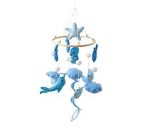 Mobile pour le lit d'enfant - Berceau bébé avec motif méduse bleu marine - Jouet à suspendre - Jouet de développement sensoriel - Thème pour poussette, fournisseur de garde d', nouveaux