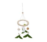 Mobile Pour Lit Bébé,Mobile Bébé Fleurs en Felt Pour Berceau | Décorations Douces Boho Cousues Main, Carillon Musical pour Chambre de Nursery et Berceau