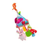 Mobile pour lit de bébé portable avec hochet apaisant, Animal | Accessoire suspendu multi-usage pour nourrissons, son apaisant, stimulation visuelle auditive pour les nouveau-nés,