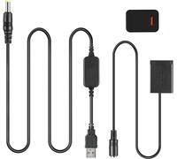 Mobile Power Bank Chargeur 5 V Usb Câble + Dr-110 Coupleur Nb-13L Nb13L Dummy Batterie Pour Canon G7X Mark Ii G1X G7X Mii G5X G9X Sx720[CLI5303]