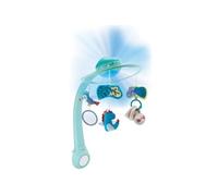 Infantino 3-in-1 Musical Mobile, Mobile Transformable into a Projector and Night Light with Alarm Mode, 6 Built-in Melodies and 4 Nature Sounds, Blue