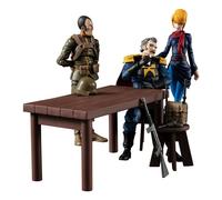Mobile Suit Gundam G.m.g. Figurines articulées avec véhicule Principauté de Zeon