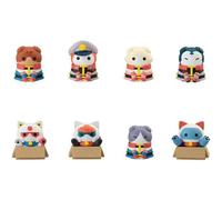 Mobile Suit Gundam Mega Cat Project Assortiment Trading Figures 3 cm Nyandam We are The Earth Federation Forces (8)