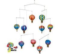 Mobile suspension Montgolfière Schylling en métal Décoration chambre d'enfant. G