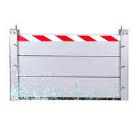 Mobile Système De Batardeau Anti-Inondation 57/67/77/87/97/107/117/127/137/147cm Déflecteur D'eau De Protection Contre Les Inondations Porte Barrière Anti-Inondation(137 * 60cm)