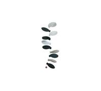 Flensted Mobiles Mobile suspendu Turning Leaves Blanc/noir 32" Carton de haute qualité