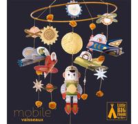 Mobile vaisseaux spatiaux multicolore TU