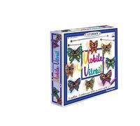 Mobile vitrail papillons - SENTOSPHERE - Kit créatif - Noir - Enfant - Mixte
