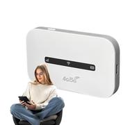 Mobile WiFi Router - High Speed Travel Hotspot Device for Internet Access | Portable Wireless Router with Card Slot & Stable Connection for Work Study Travel and Remote Communication