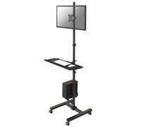 MOBILE WORKPLACE FLOOR STAND (MONITOR KB/MOUSE AND PC)