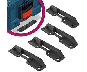 Mobilefox Support Coffret à Outils Kit de Fixation 4 Pièces Sécurisé Compatible avec Bosch L-Boxx Sortimo