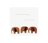 Flensted Mobiles Mobile en bois Baby Elephants 3 Marron 24 x 32 cm 071TU
