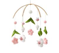 Mobiles de pépinière - Cribe de crèche pour les filles, les abeilles et les fleurs de berceau mobile | Décoration de gourmandise pour la crèche pour ou fête d'anniversaire