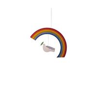 Flensted Mobiles Noah's Rainbow Mobile suspendu en carton de haute qualité 22,9 cm