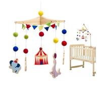 Mobiles pour chambre de bébé | Design Animalier Activité Sensorielle Interactive Berceaux | Mobile de Lit,pour Salon Maison Voyage Voiture Poussette Landau Décoration Déco Accessoire Photo
