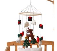 Mobiles Suspendus Garçons,Mobile pour Berceau de Noël | Carillons Vent Renne Felt Arbre Sapin Décor Enfant Anniversaire Chambre Fille Mur Jeu