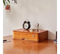 Mobiletto Portadocumenti Porte-documents en bois avec serrure et tiroir pour un rangement sécurisé et une utilisation à domicile ou au bureau